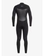 Traje de neopreno con cremallera en el pecho Quiksilver Syncro Plus 5/4/3mm negro para hombre posterior