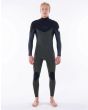 Neopreno con cremallera en el pecho Rip Curl Dawn Patrol 4/3 Verde para hombre frontal