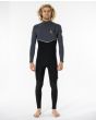 Hombre con Traje de Neopreno sin cremallera Rip Curl Flashbomb Searh 4/3mm gris