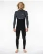 Hombre con Traje de Neopreno sin cremallera Rip Curl Flashbomb Searh 4/3mm gris 