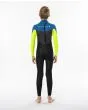 Traje de neopreno con cremallera en la espalda Rip Curl Omega 5/3 Back Zip Junior neon lime para chico posterior