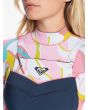 Traje de Surf de Neopreno con Cremallera en el Pecho Roxy 4/3mm Syncro GBS Jet Gry para mujer cremallera