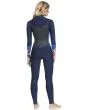 Traje de Surf de Neopreno con Cremallera en el Pecho Roxy 4/3mm Syncro GBS Navy Nights para mujer posterior