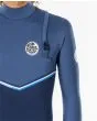 Traje de Neopreno Rip Curl Flashbomb 4/3 Zip Free azul marino para hombre pecho