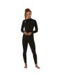 Traje de Surf de neopreno con cremallera en el pecho Sisstrevolution Seven Seas 4/3mm Full para mujer en color negro