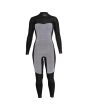 Traje de Surf de neopreno con cremallera en el pecho Sisstrevolution Seven Seas 4/3mm Full para mujer interior