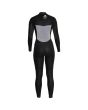 Traje de Surf de neopreno con cremallera en el pecho Sisstrevolution Seven Seas 4/3mm Full para mujer interior posterior