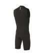 Traje corto de surf para hombre Vissla Seven Seas 2/2mm Short John posterior