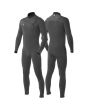 Neopreno Vissla Seven Seas 4/3mm gris para hombre doble
