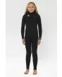 Traje de surf de neopreno Sisstrevolution Seven Seas Youth 4/3mm con cremallera en el pecho para chica en color negro