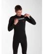 Traje de Surf de neopreno Volcom Modulator 2mm en color negro para hombre cremallera cerrada