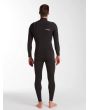 Traje de Surf de neopreno Volcom Modulator 2mm en color negro para hombre posterior modelo