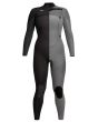 Traje de neopreno con cremallera en el pecho Xcel Comp X2 4/3mm Flower negro para mujer interior