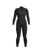 Traje de neopreno con cremallera en el pecho Xcel Comp X2 4/3mm Flower negro para mujer 
