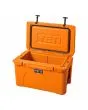 Nevera portátil rígida Yeti Tundra 45 King Crab Naranja 31 Litros abierta