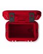 Nevera pequeña portátil rígida Yeti Roadie 15 Cool Box Roja interior