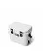 Nevera pequeña portátil rígida Yeti Roadie 15 Cool Box Blanca cerrada