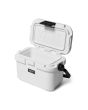 Nevera portátil rígida Yeti Roadie 8 Blanca abierta