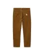 Pantalón de pana Carhartt WIP Newel Pant Deep H Brown Rinsed para hombre posterior