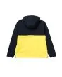 Chaqueta con capucha Carhartt Wip Nimbus Pullover Summer en azul marino y amarillo para hombre posterior