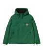 Chaqueta con capucha Carhartt Wip Nimbus Pullover Summer verde para hombre