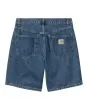 Bermudas Vaqueras Carhartt WIP Nolan Short Azules Heavy Stone Wash para hombre posterior