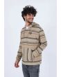 Hombre con Sudadera de capucha Hurley OG Hooded Poncho Khaki lateral