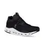 Zapatillas On Running Cloudnova Color Negro Phantom y Blanco para mujer frontal