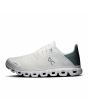 Zapatillas plegables On Running Cloud 6 Coast Blanco Marfil - Verde Oliva para hombre izquierda