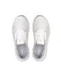 Zapatillas On Running Cloud 6 Coast para mujer color blanco y gris glacial atado rápido elástico