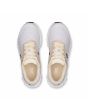 Zapatillas On Running Cloud 6 Push Sand-Wolf Beige y Gris para mujer cordones planos