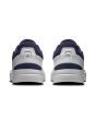 Zapatillas On Running The Roger Advantage color blanco y azul medianoche para hombre talón