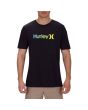 Camiseta Premium de manga corta para Hombre Hurley One and Only Gradient negra