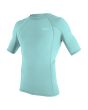 Lycra de protección solar O'Neill Basic Skins SS Rash Guard Canal Blue para hombre UPF 50