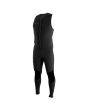 Traje de surf integral sin mangas con cremallera frontal O'Neill Reactor 2 1.5mm negro para hombre