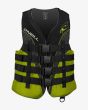 Chaleco de flotabilidad O'Neill Superlite ISO 12402-5 negro y lima para deportes acuáticos