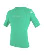 Licra juvenil O'Neill Youth Basic Skins SS Rash Guard Lightaqua
