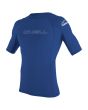 Licra juvenil de manga corta O'Neill Youth Basic Skins SS Rash Guard Azul Pacific