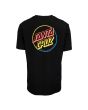 Camiseta de manga corta Santa Cruz Opus In Colour Negra para hombre posterior