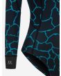 ORCA Mantra Swimskin LS para mujer mujer neopreno freedive Blue Print costuras