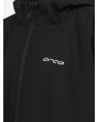 Orca thermal parka negro unisex cremallera y logo