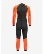 Neopreno de aguas abiertas Orca Openwater Vitalis Hi-Vis Negro y Naranja para hombre posterior