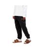 Hombre con Pantalón de chándal Carhartt WIP Chase Sweat Negro-Dorado lateral