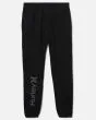 Pantalón de chándal Hurley One and Only Solid Summer Fleece pant negro para hombre posterior