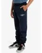 Niño con pantalón deportivo Quiksilver Youth Slim Jogger Azul Marino Oscuro lateral