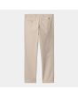 Pantalón Chino Carhartt WIP Sid Pant Wall beige para hombre posterior