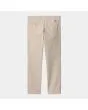 Pantalón Chino Carhartt WIP Sid Pant Wall beige para hombre posterior