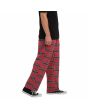 Hombre con Pantalón chino Volcom V ENT Noa Deane Plaid rojo a cuadros lateral