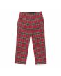 Pantalón holgado chino Volcom V ENT Noa Deane Plaid rojo a cuadros para hombre
