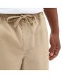 Hombre con Pantalón corto elástico Vans Range Beige de corte holgado cordón